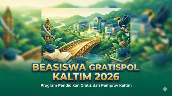 Beasiswa Gratispol Kaltim 2026, Program Pendidikan Gratis dari Pemprov Kaltim