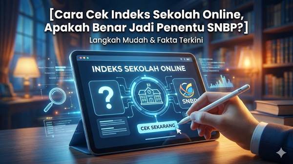 Cara Cek Indeks Sekolah Online, Apakah Benar Jadi Penentu SNBP
