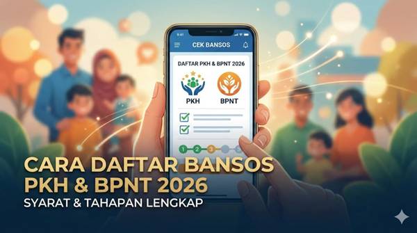 Cara Daftar Bansos PKH dan BPNT 2026, Lengkap Syarat dan Tahapannya
