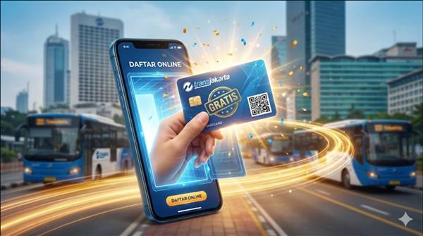Resmi Dibuka! Cara Daftar Kartu Layanan Gratis Transjakarta Lewat Online