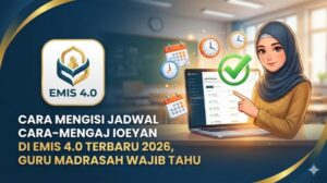 Cara Mengisi Jadwal Mengajar di EMIS 4.0 Terbaru 2026, Guru Madrasah Wajib Tahu