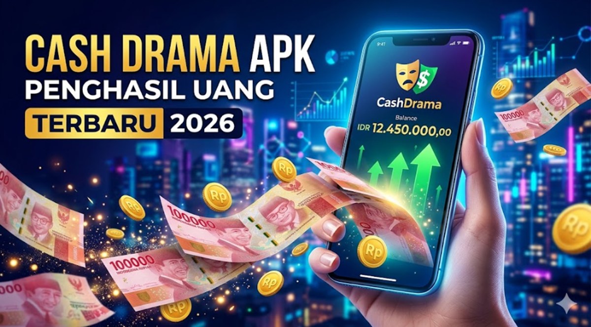 CashDrama Apk Penghasil Uang Terbaru 2026, Cara Daftar dan Tarik Saldo Dana