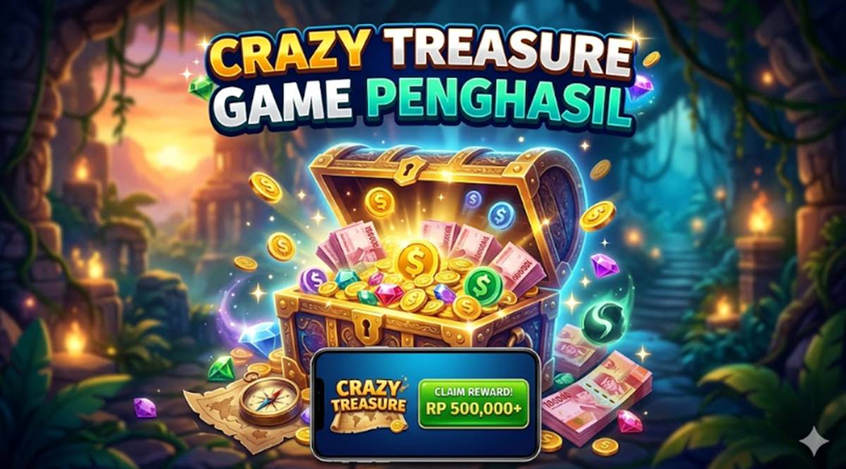 Crazy Treasure Game Penghasil Uang ke DANA, Legit atau Hoaks?